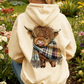 🔥 63% Off Today | Women's Highland Cow Fleece-Lined Hooded Sweatshirt