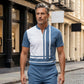 👕Summer Hot Sale 50% OFF⭐Men's Quarter-Zip Shirt & Shorts Set