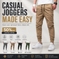 👖 60% OFF NOW! 🏃 Men's Casual Joggers – Drawstring Elastic Waist, Slim Fit & High Stretch – Perfect for All Seasons 🌧️