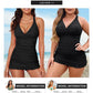 ✨2025 New Type👙Deep V Cross-Back Ruched One-Piece Swimsuit🩱
