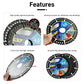 4.5" Multi-Material Diamond Blade - Zero Compromise, Max Durability