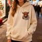 🔥 63% Off Today | Women's Highland Cow Fleece-Lined Hooded Sweatshirt