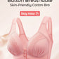 📢👙LAST DAY SPECIAL PRICE⚡50K+ SOLD💕Front-Button Cotton Bra – Breathable • Wire-Free • All-Day Support • Non-Padded & Skin-Friendly 🌿