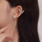 💕50% discount💕Simple ear clips with butterfly and flower motifs & tassels – elegant & comfortable, no piercing required 🌸🦋