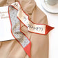 Elegant double-layer printed silk scarf, suitable for draping over handbags