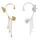💕50% discount💕Simple ear clips with butterfly and flower motifs & tassels – elegant & comfortable, no piercing required 🌸🦋