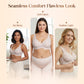 💗50K+ SOLD!!💕Womens Comfortable Wireless Bras Push Up Bralettes Seamless Tshirts Bras Deep V Everyday Bras