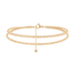 ⏰🔥LIMITED TIME: BUY 1 GET 1 FREE! 🥰 Dainty Layered Waterproof Anklet – Perfect Gift for Your Loved One 💖✨