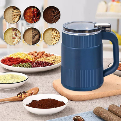 💥Powerful Electric Grinder Cup – Crushes nuts, beans & coffee fast. Easy to use & clean. 🥜