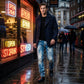 Men's Fashion Stretch Jeans,Minimalist Style Suitable For Summer, Emo Style