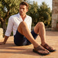 Breathable Soft Leather Outdoor Sandals for Men in Plus Sizes