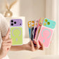 🔥Summer Hot Sale!!⚡50K+ SOLD!🌈Dopamine Color Block MagSafe Case – Ultra-Slim Matte Hard PC Cover for iPhone 17 Pro Max