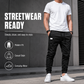 👖 60% OFF NOW! 🏃 Men's Casual Joggers – Drawstring Elastic Waist, Slim Fit & High Stretch – Perfect for All Seasons 🌧️