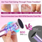 Electric Foot Callus Remover: Adjustable Speed Foot File for Cracked Heels - Working Women's Summer Pedicure Tool with 60pcs Sandpaper Discs - Dead Skin Remover for Dry Feet at-Home