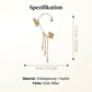 💕50% discount💕Simple ear clips with butterfly and flower motifs & tassels – elegant & comfortable, no piercing required 🌸🦋