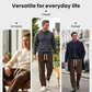 🎩 Elevated Simplicity - Men‘s Tapered Lounge Pants with Secure Pockets - Thoughtful Details & Drawstring Waist