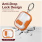 Shockproof Case for AirPods Pro 3 Case (2026) Pro 2 AirPods 4 with Phone Stand & Cleaner Kit, Cute Soft Silicone Cover Case with Keychain for Women Men