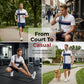 👕Summer Hot Sale 50% OFF⭐Men's Quarter-Zip Shirt & Shorts Set