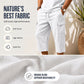 Men Summer Linen Set Loose Shirt and Cargo Shorts Two Piece Outfit