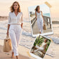 🌸Women's Elastic Waist Cotton Linen Casual Pants🍀