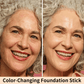 🎉BUY 1 GET 1 FREE🎉[OFFICIAL PRODUCT]Cover Cream Stick V w/ Detachable Brush - Korean Skin Care Color-Changing Foundation Stick with Collagen Capsules (0.45 oz)