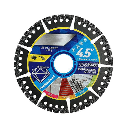 4.5" Multi-Material Diamond Blade - Zero Compromise, Max Durability