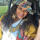 Frayed Patchwork Bucket Hat(Shapeable Brim One-of-a-Kind Style)