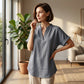 Fashion Loose Solid Color Short Sleeve Top