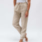 🌸Women's Elastic Waist Cotton Linen Casual Pants🍀