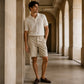 📢📢50% OFF !! ⏰Men's Cargo Shorts – Elastic Waist, Multi-Pocket, Durable 🍁
