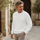 ✨2026 Collection at 50% OFF🎁JMIERR Men's Crewneck Sweater Soft Casual Sweaters Classic Long Sleeve Pullover Sweaters with Ribbing Edge