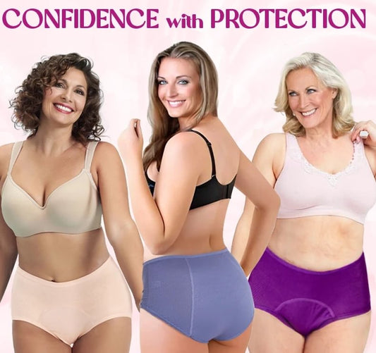🔥2026 Best-Selling🏆High-Waist Leak-Proof Panties ✨Butter-soft, ultra-stretchy & discreetly protective 🍃