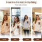 🔥 63% Off Today | Women's Highland Cow Fleece-Lined Hooded Sweatshirt