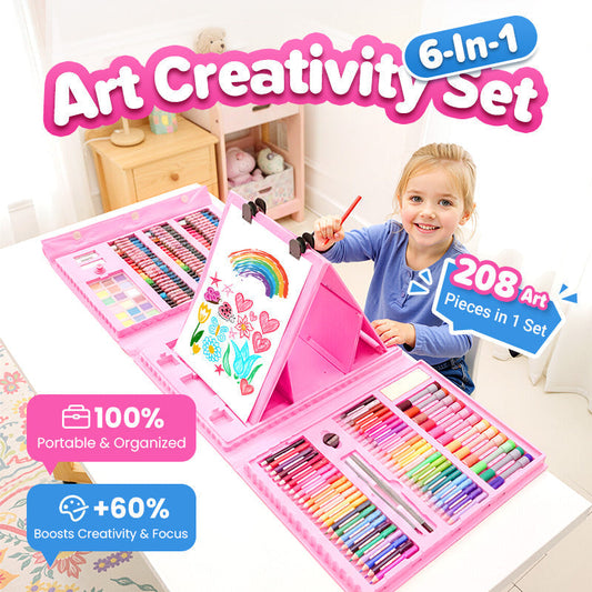 💗50% Off!!⚡Deluxe 6-In-1 Art Creativity Set🎁The Best Present For Kids