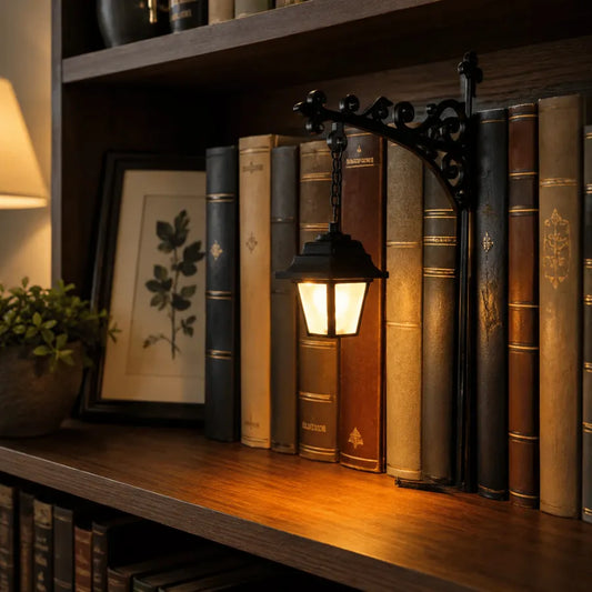 🔥 Library Lantern-Decorative Bookshelf Lighting