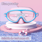 🏊‍♀️HD children's large frame waterproof and anti-fog swimming goggles