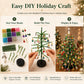 🎄✨ DIY Beaded Christmas Tree Kit – 🎅Create Your Own Sparkling Holiday Decoration