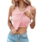 👚 50% OFF NOW! 💖 Last Day Special Price!! –Ribbed Stretchy Tank Top with Shelf Bra –  Built-in support, smoothing fit & no-slip straps – perfect for layering or workouts 💪
