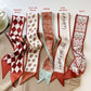 Elegant double-layer printed silk scarf, suitable for draping over handbags