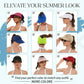 💕UPF 50+ Sun Visor Ponytail Hat