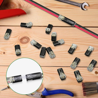 🥳2026 HOT SALE🥳💞50K+ SOLD!💥🔥🛡️  Double-Wire Connector with LOCKING Buckle 50% OFF! Secure lock, no slips. The reliable choice for safe, solid connections. ⚡🔒