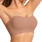 ProKloud Strapless Push Up Bras for Women Wireless Bandeau Bra Non-Slip Silicone Tube Top Padded Convertible Bralette