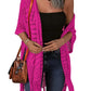 🔥 LIMITED-TIME Just £19.99!!😍Women’s Oversized Knit Cardigan – Lightweight Crochet Tassel Kimono for Spring & Summer 🌸