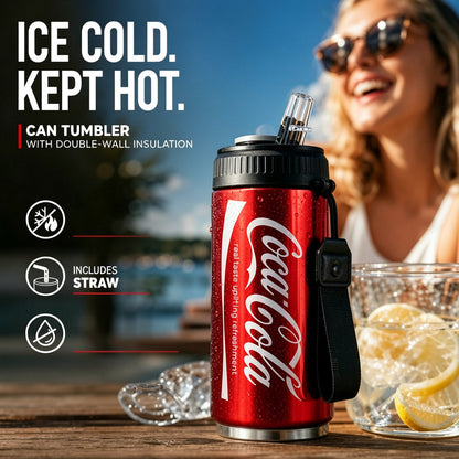 🔥SUMMER HOT SALE £8.99!!💥50K+ SOLD!🥤Double-Layer Stainless Steel Cola Can-Shaped Insulated Cup