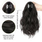 💜Curly Wig High Ponytail with claw clip💜