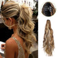 💜Curly Wig High Ponytail with claw clip💜