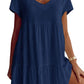 🎉Limited Sale💝V-neck Casual Dress With Short Sleeves
