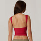 💖High Neck Slim Fit Crop Tank Shirt Y2k Tops