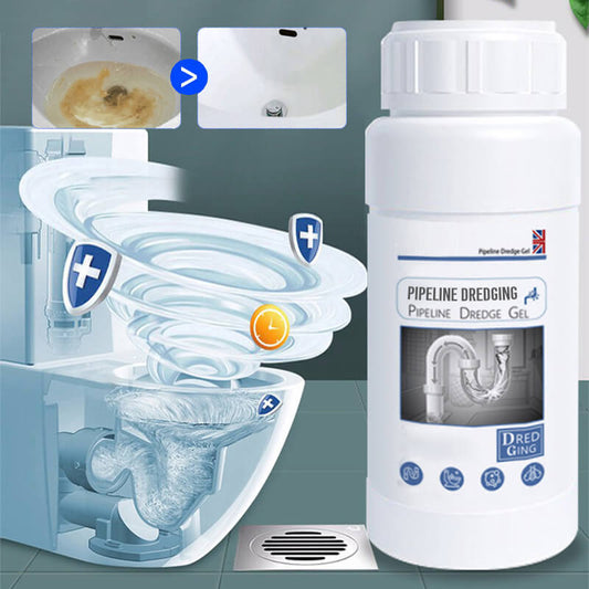 🥳2026 HOT SALE🥳💞BUY 2 GET 1 FREE!& 50% OFF! 💨Pipeline Dredging Agent – High‑density gel clings to pipes, rapidly dissolves hair, grease & soap. Non‑corrosive, odourless & safe for all pipes. A clog‑free home! 🚰✨