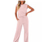 💖Women's Casual Sleeveless Top and Drawstring Pants 2-Piece Set